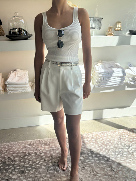 White Elara Short - Amor Lafayette