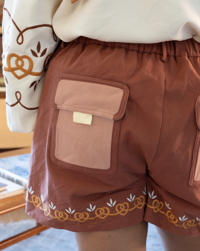 Whole Wheat Shorts (100% Cotton)