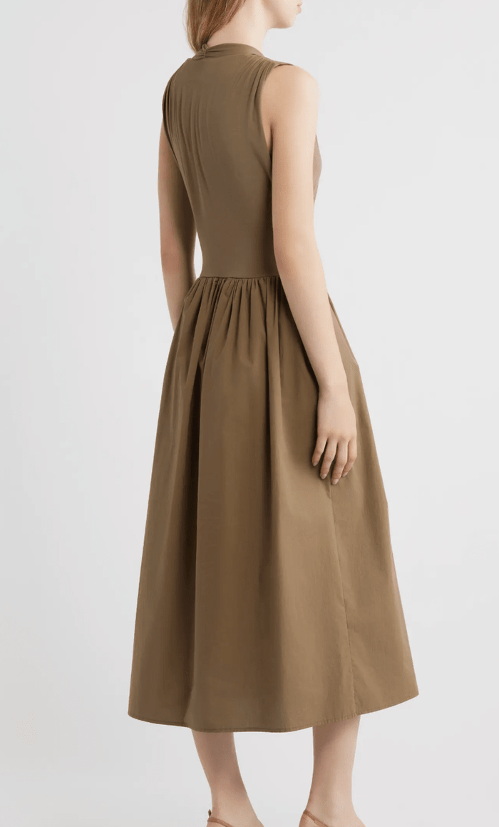 Winnie Dress in Washed Olive - Amor Lafayette
