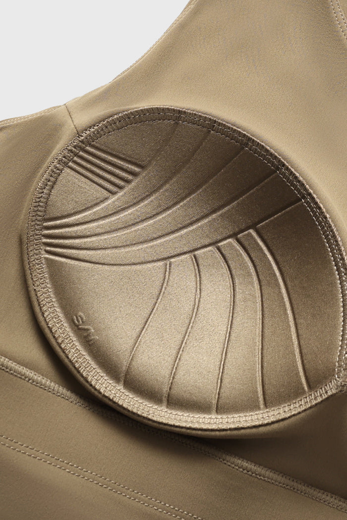 Orolay-Wireless Racerback Sports Bras-Image 7 of Wireless Racerback Sports Bras from Orolay - #color_Khaki