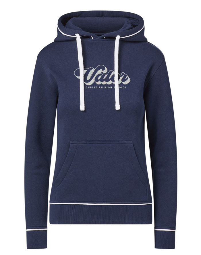 Womens Flocked Hoodie