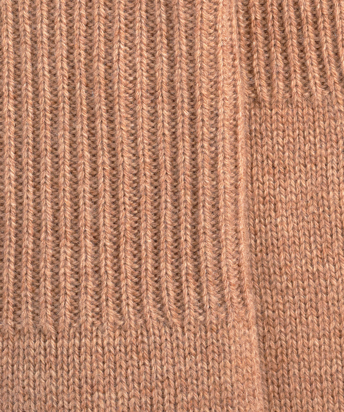 Wool/Cashmere  Gloves in color Camel Heather