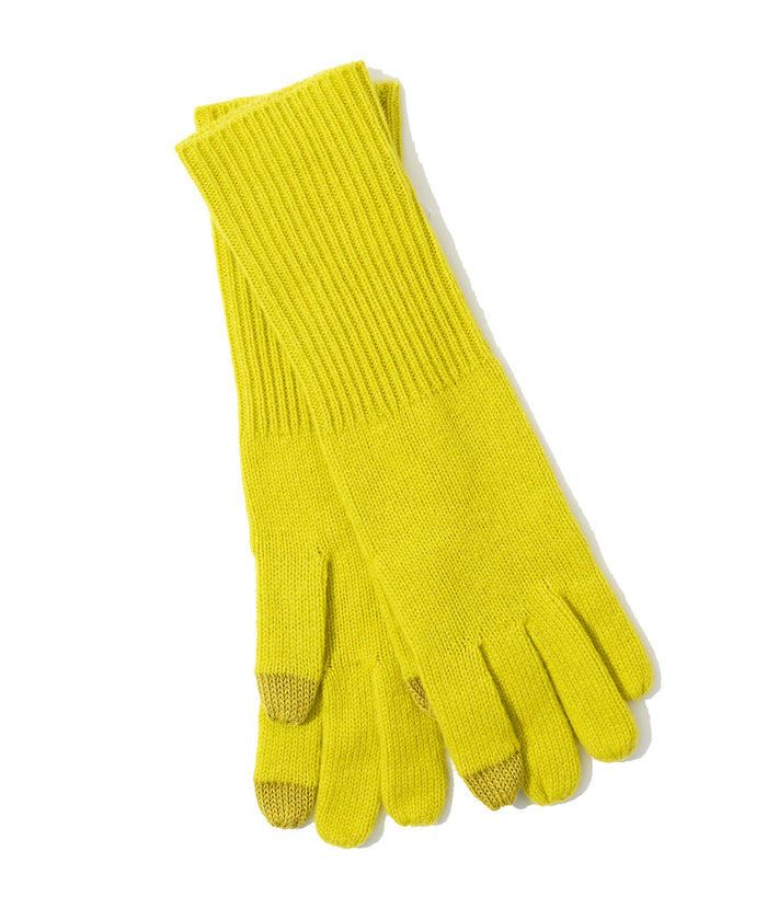 Wool/Cashmere  Gloves in color Citrine