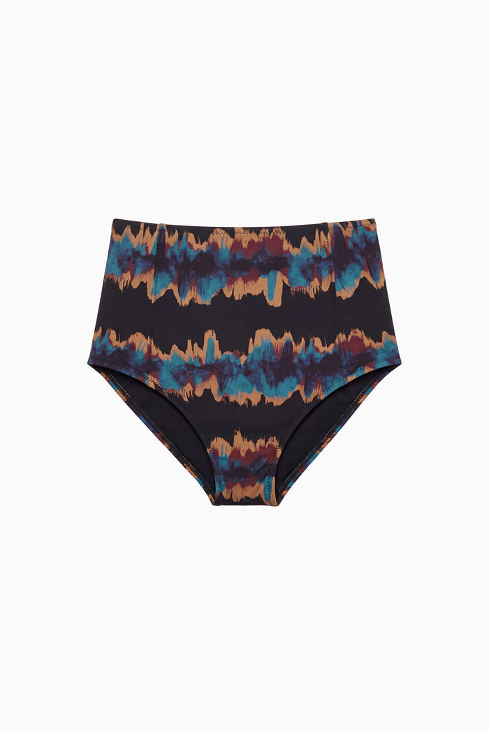 Zahara High Waisted Bikini Bottom - Alloy
