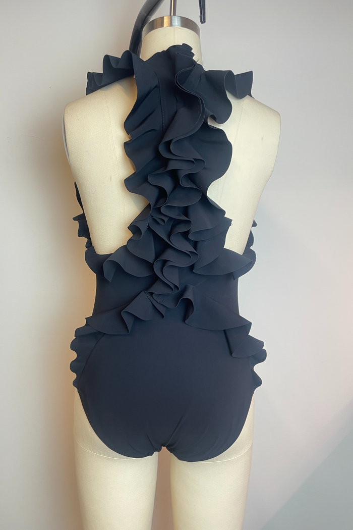 Zimmermann Ginger Race Back Frill One Piece Swimsuit image 2