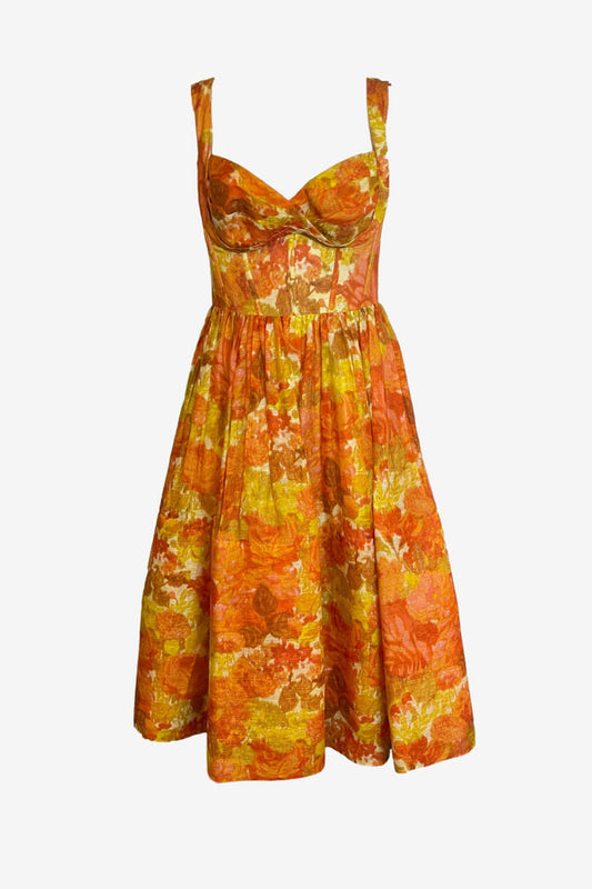 Zimmermann High Tide Picnic Midi Dress image 0